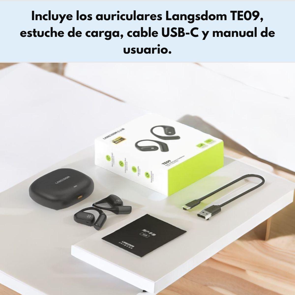 Audifonos Deportivos Bluetooth IPX5 HiFi 36h Langsdom TE09-6