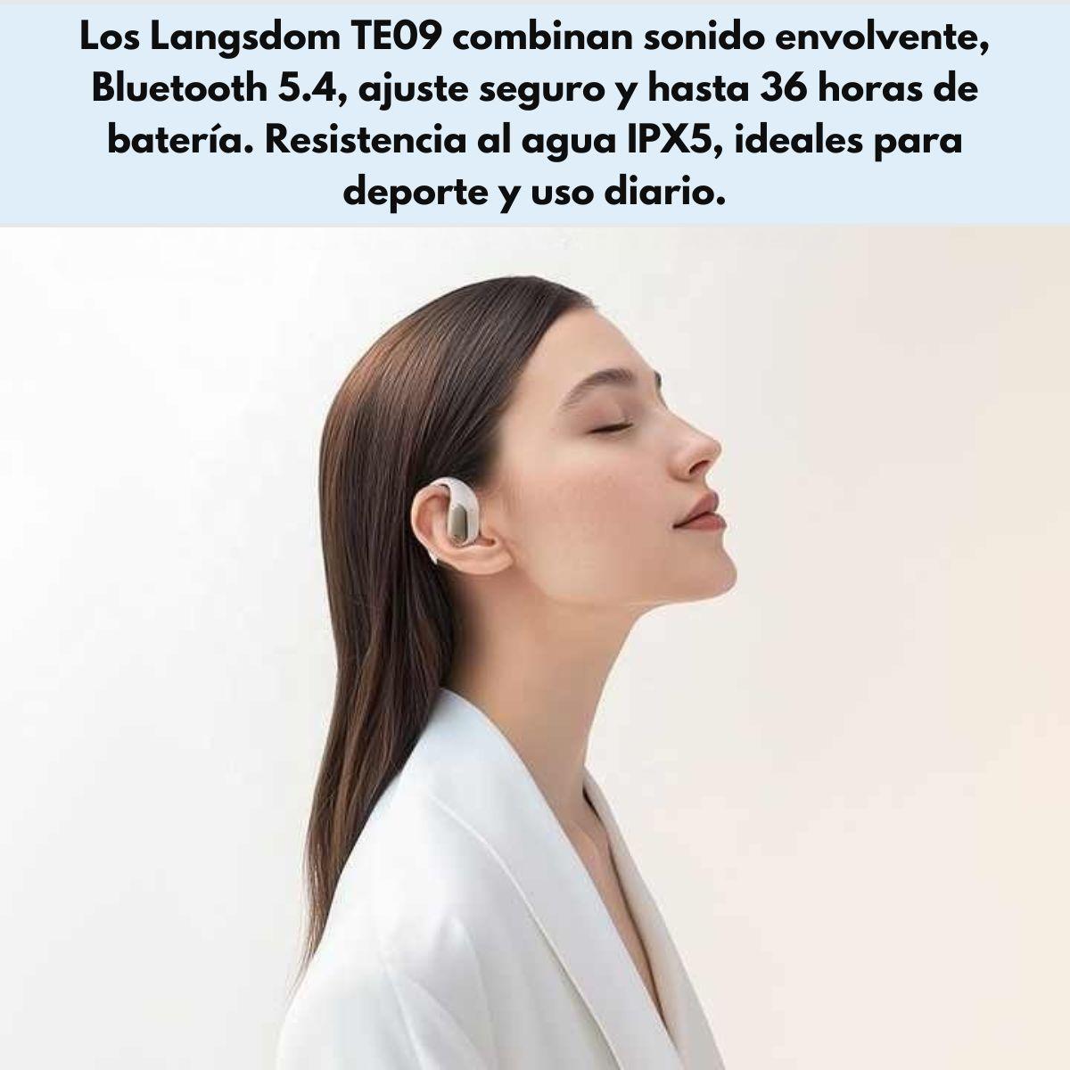 Audifonos Deportivos Bluetooth IPX5 HiFi 36h Langsdom TE09-7