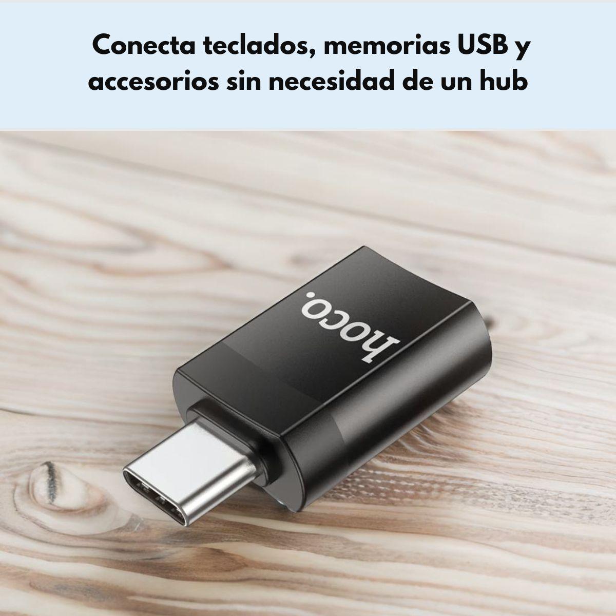 Adaptador Usb A Tipo C Usb 3.0 Hembra A Macho Hoco Ua17 Otg-3