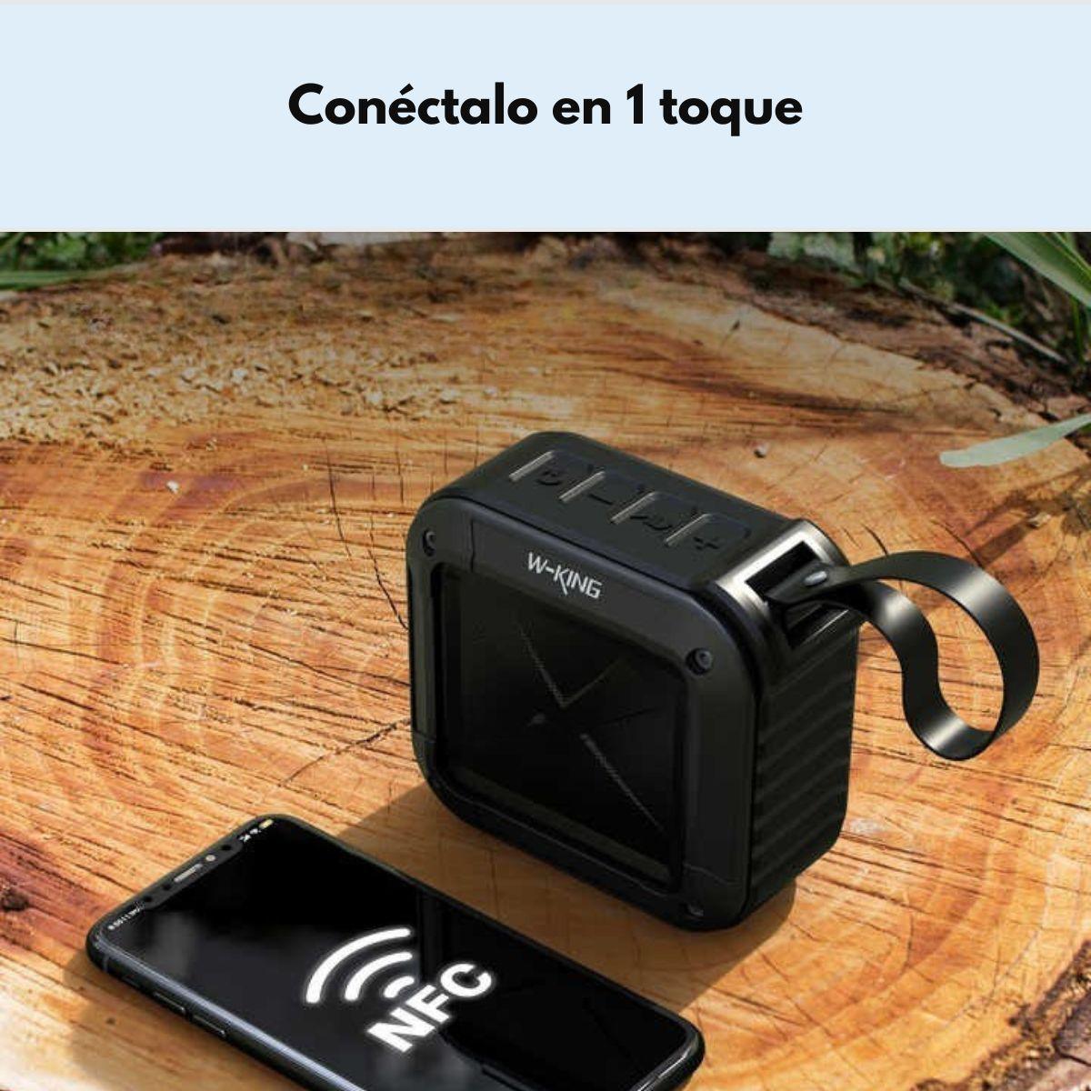 Parlante Bluetooth Outdoor IPX6 NFC FM 10 Horas W-KING S7 -2