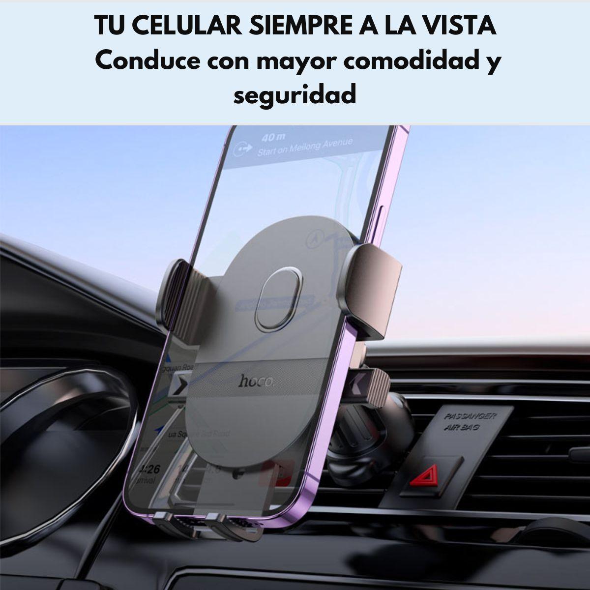 Soporte Celular Auto Rejilla Ventilaci n Hoco H18-1