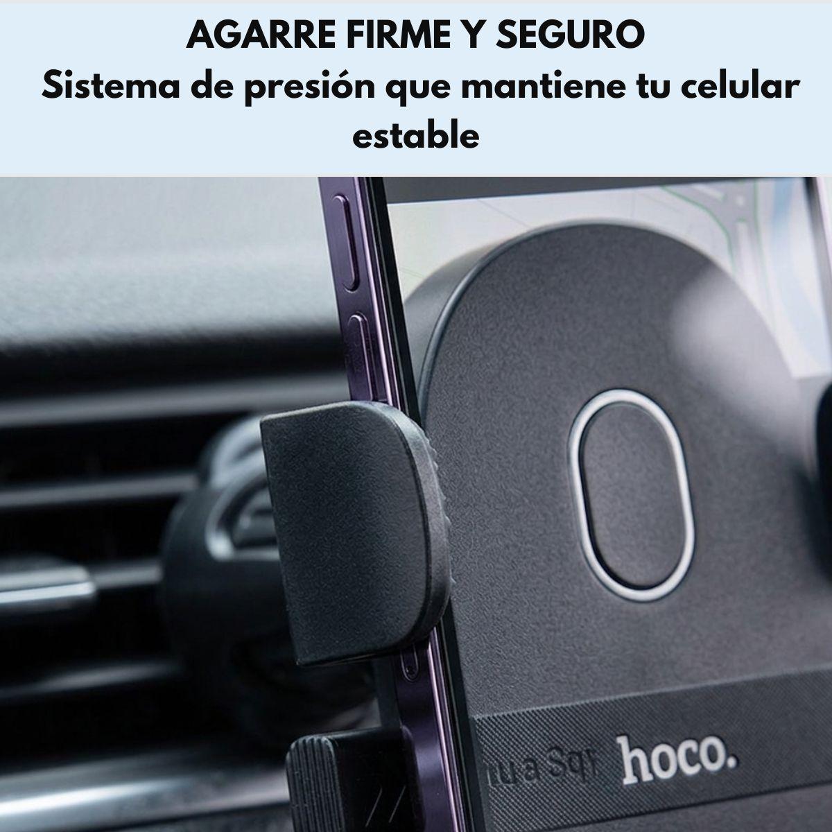 Soporte Celular Auto Rejilla Ventilaci n Hoco H18-2