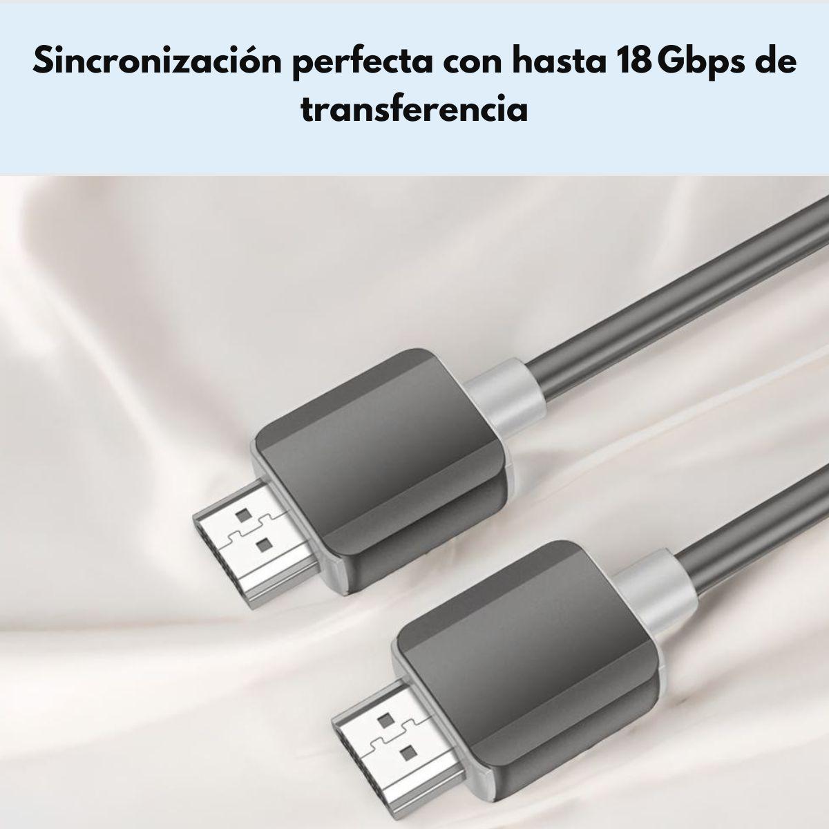 Cable Hoco HDMI US08 4K HD 2M Negro-4