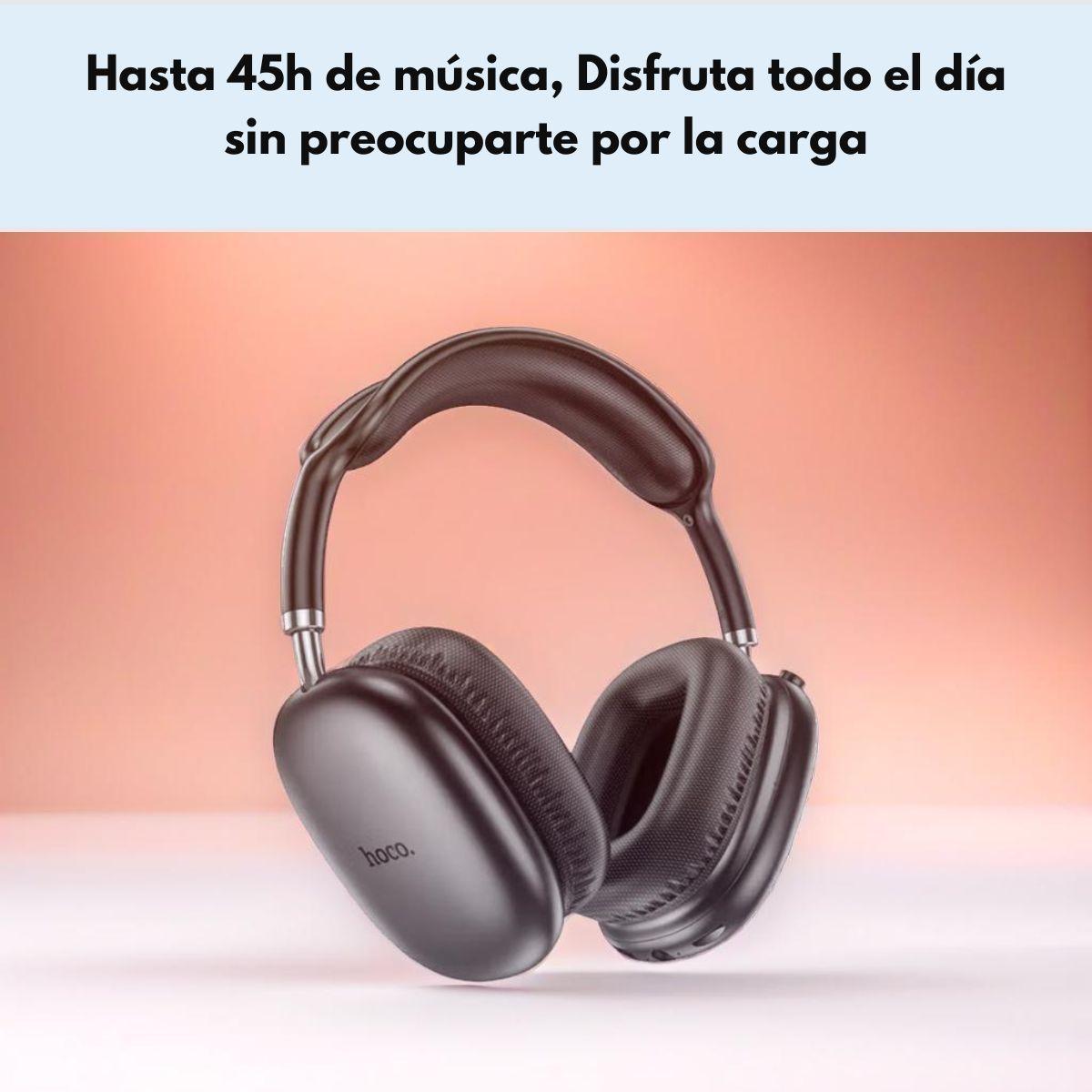 Audífonos Inalambricos 45 hrs Batería Hoco W35 Air Over Ear-1