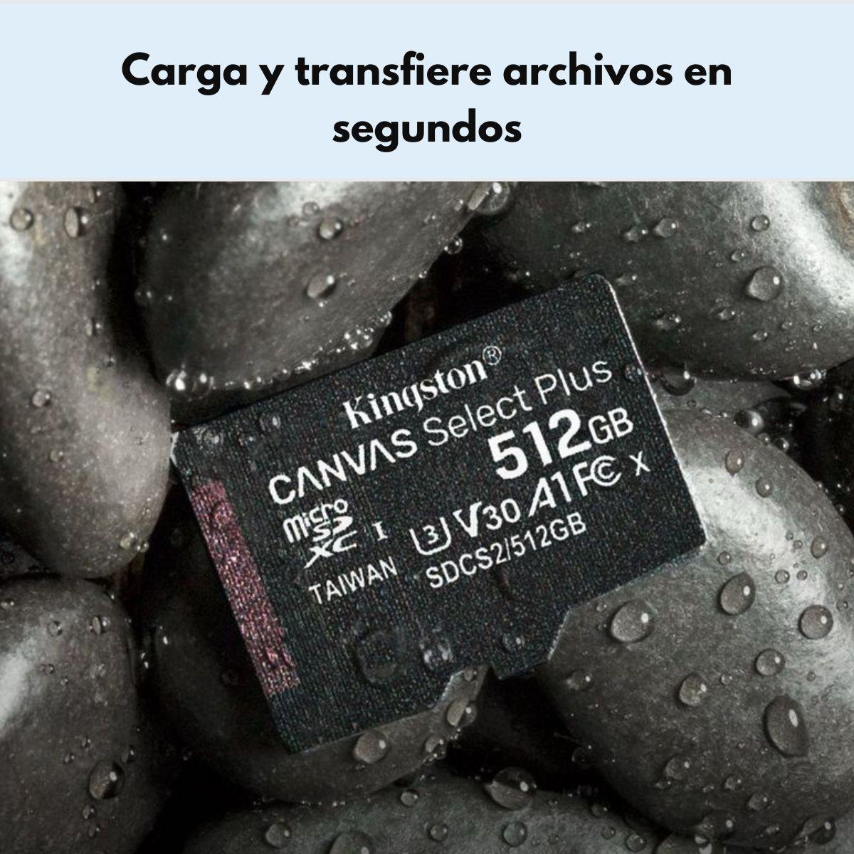 Tarjeta De Memoria Kingston Sdcs2/64gb Con Adaptador Sd 64gb-4