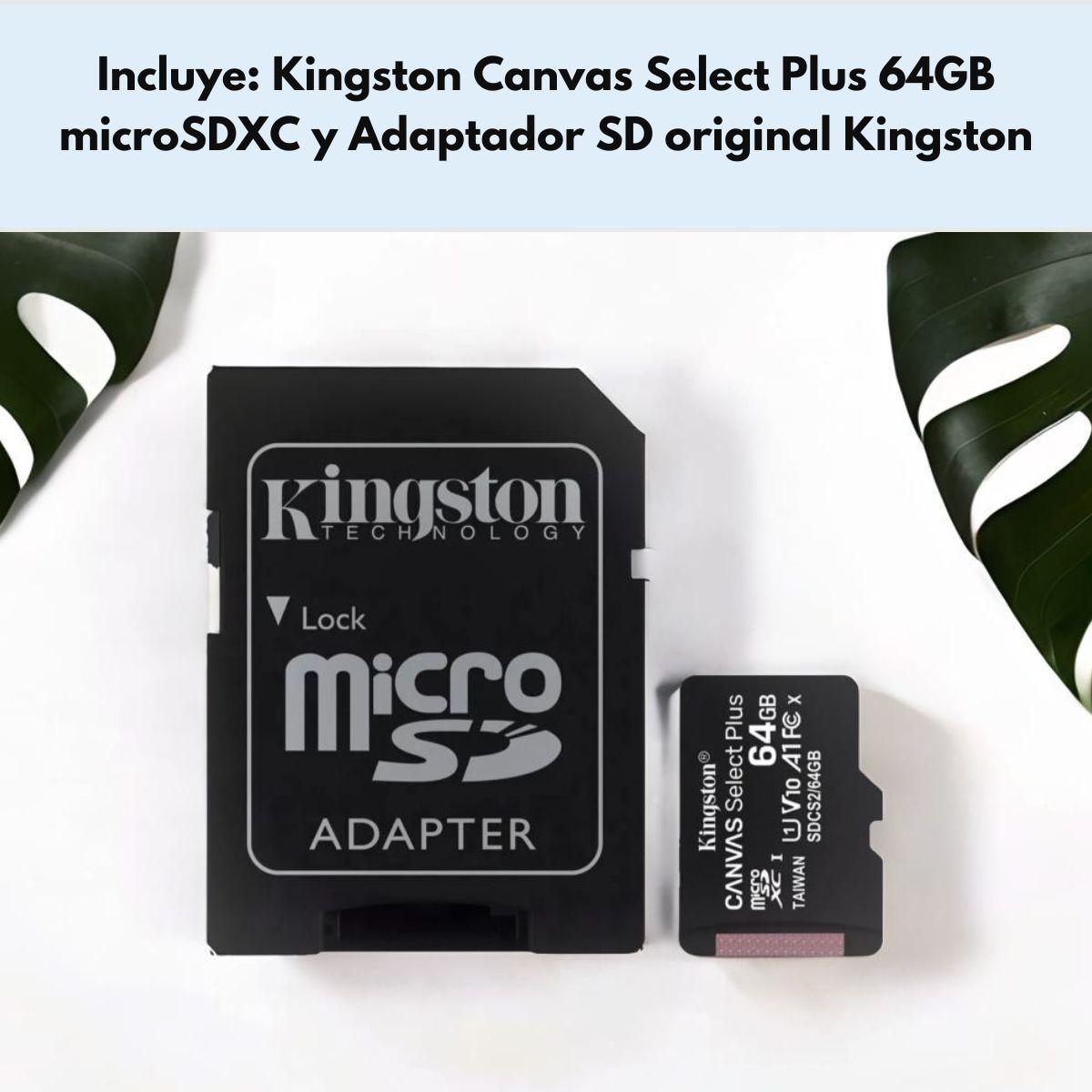 Tarjeta De Memoria Kingston Sdcs2/64gb Con Adaptador Sd 64gb-6