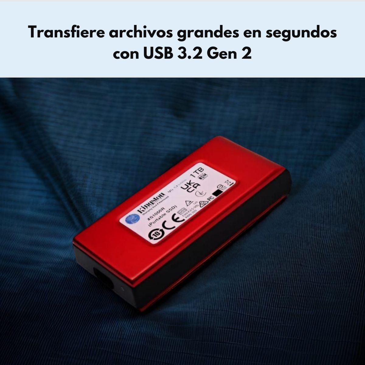Unidad Estado Sólida Externa Kingston SSD Xs1000r 1tb Usb3.2-2