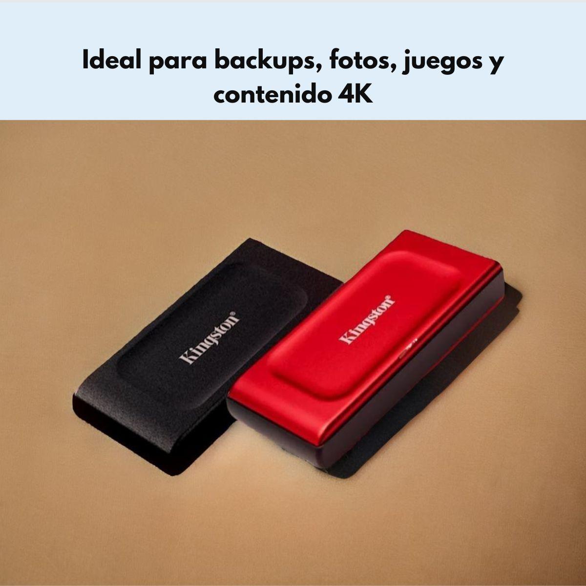 Unidad Estado Sólida Externa Kingston SSD Xs1000r 1tb Usb3.2-3