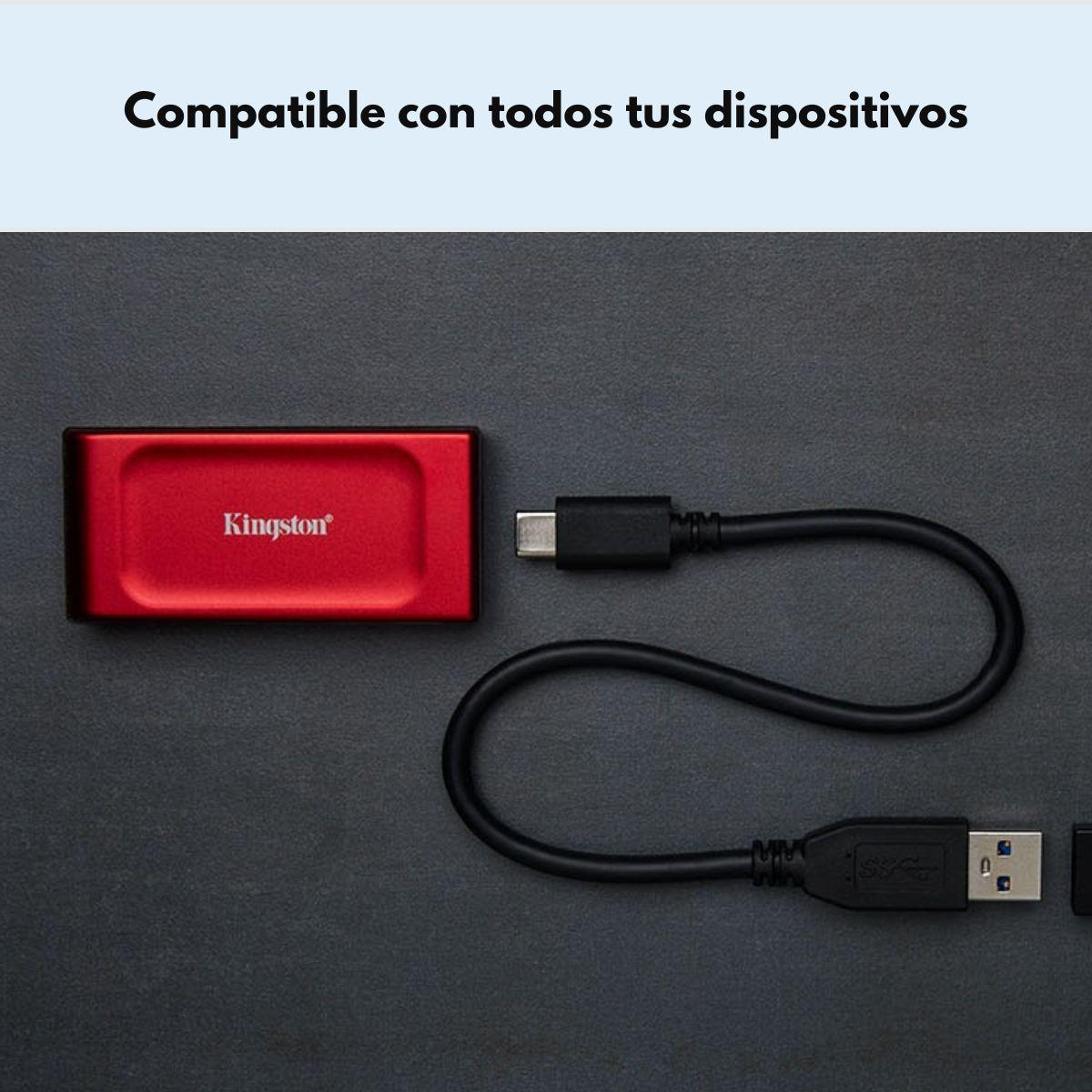 Unidad Estado Sólida Externa Kingston SSD Xs1000r 1tb Usb3.2-4