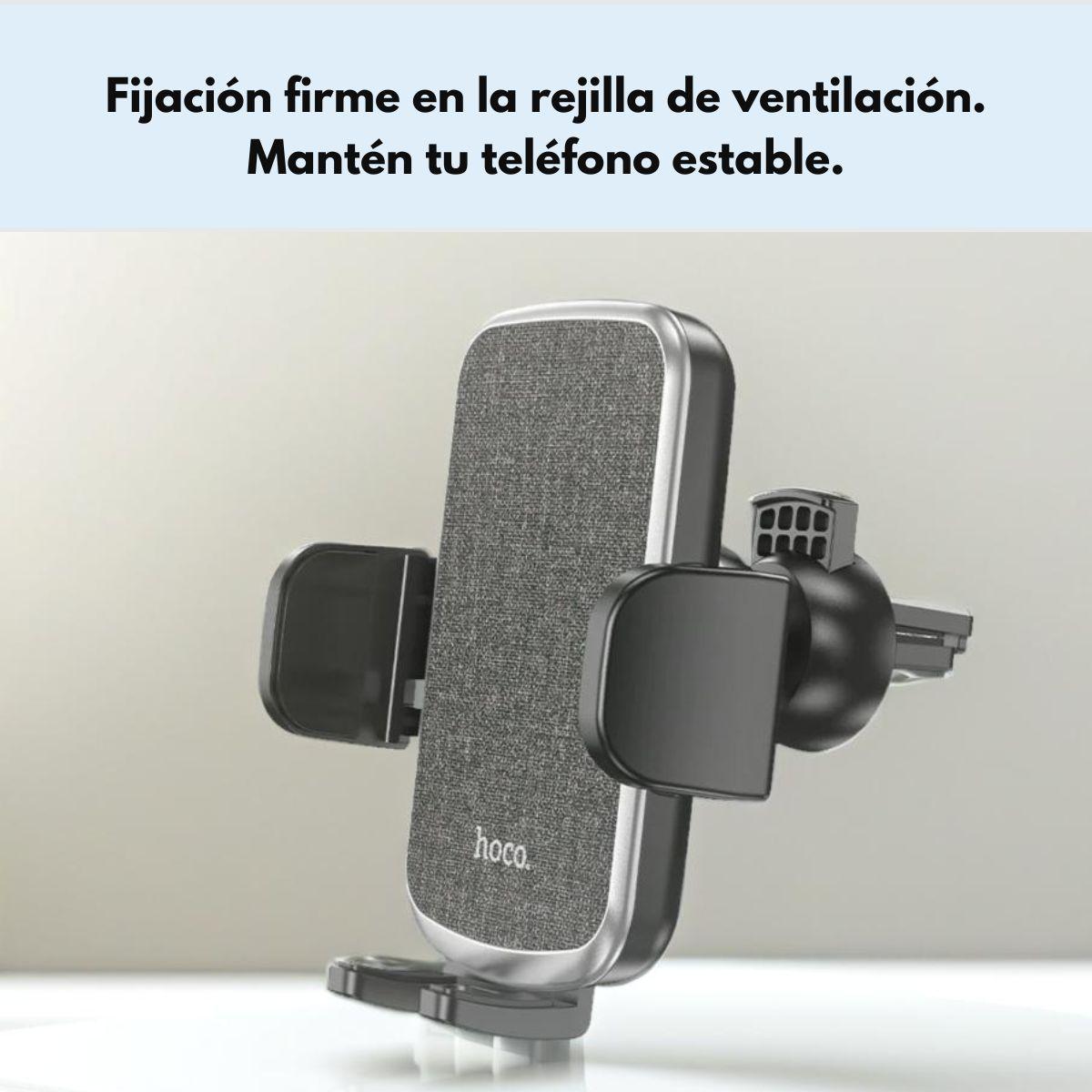 Soporte Para Auto Hoco CA94 Polaris Para Rejilla Negro-3