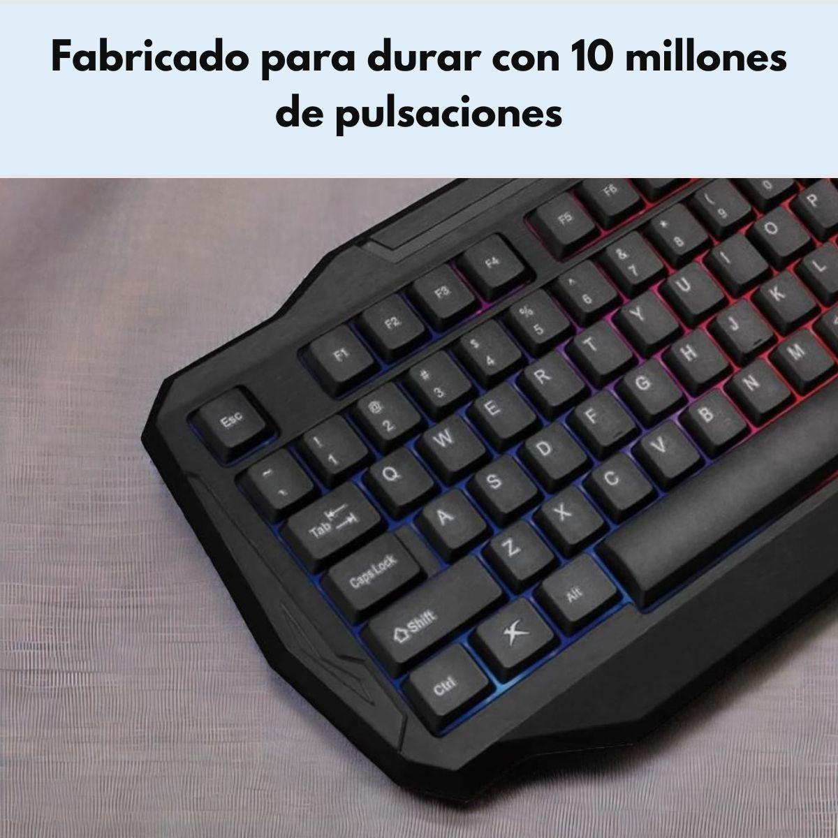Teclado Gamer Retroiluminado Xtrike Me KB 302 Ingles-2