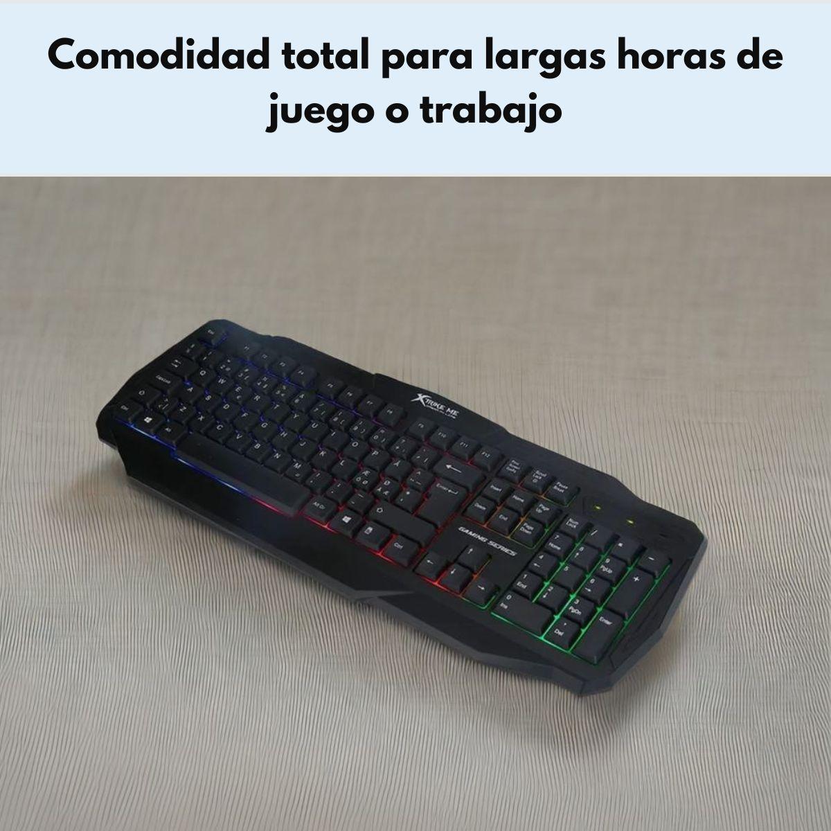 Teclado Gamer Retroiluminado Xtrike Me KB 302 Ingles-3
