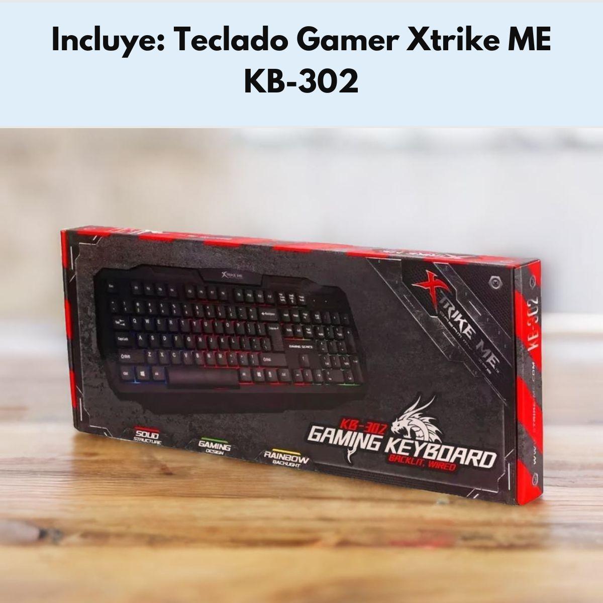 Teclado Gamer Retroiluminado Xtrike Me KB 302 Ingles-7