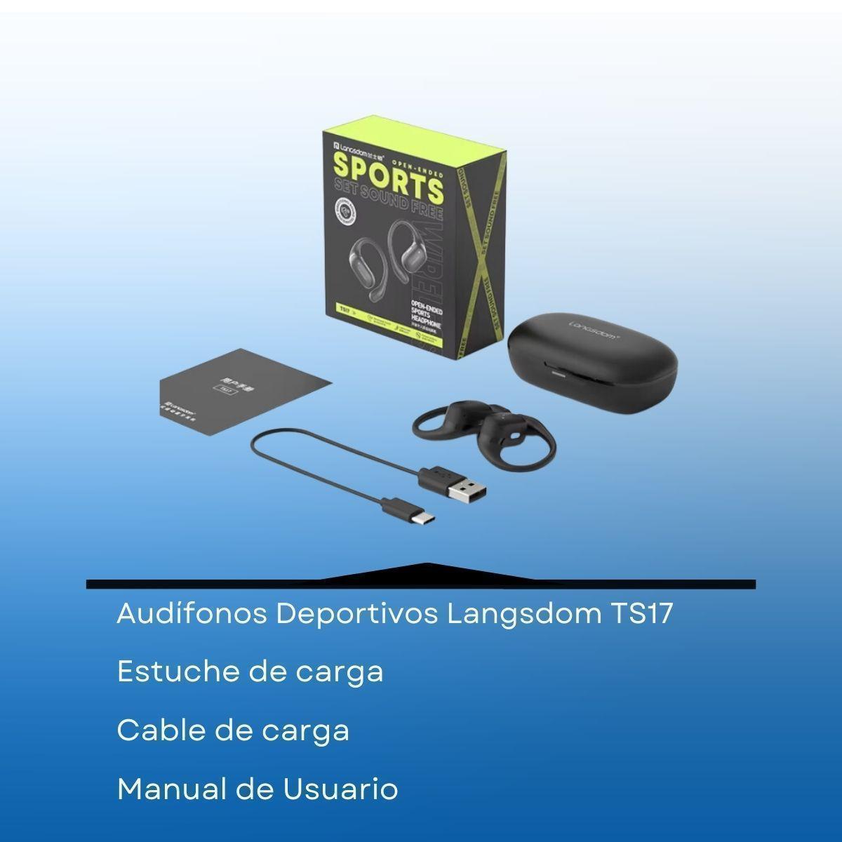 Audífonos Deportivo Bluetooth 5.4 Tws Enc Ipx Langsdom Ts19-4