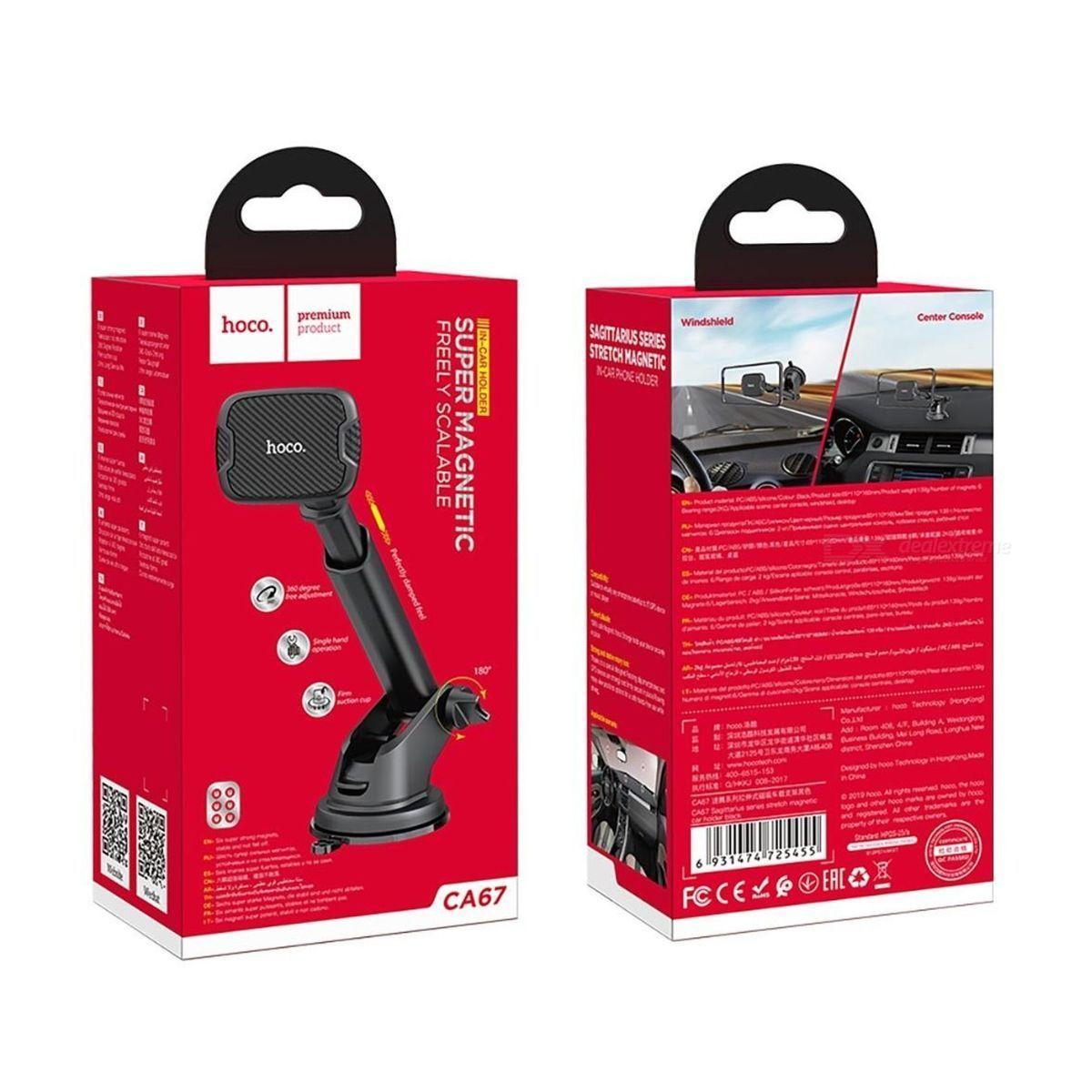 Soporte Auto Hoco CA67 Magnético Con Brazo Ajustable-6
