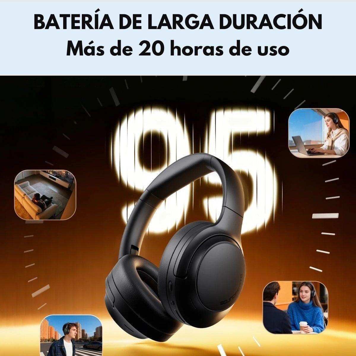 Audifonos Bluetooth 95Hrs ANC HiRes SoundPEATS Cove Pro-4