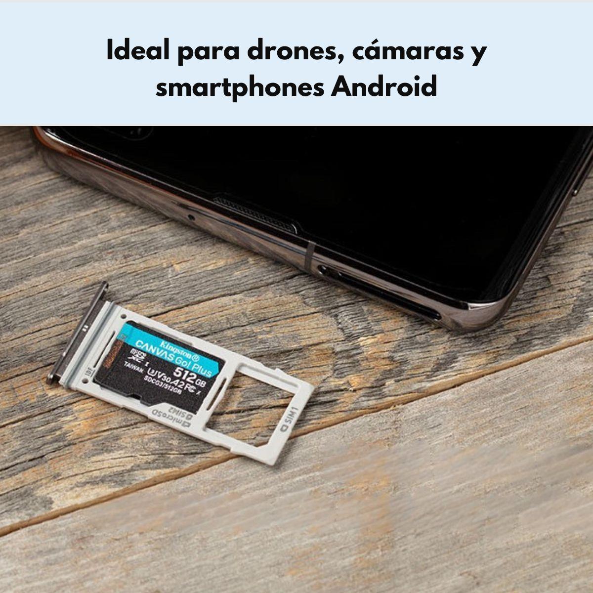 Microsd Kingston 128gb Canvas Go! Plus Uhs-i A2 V30 U3 C10-5