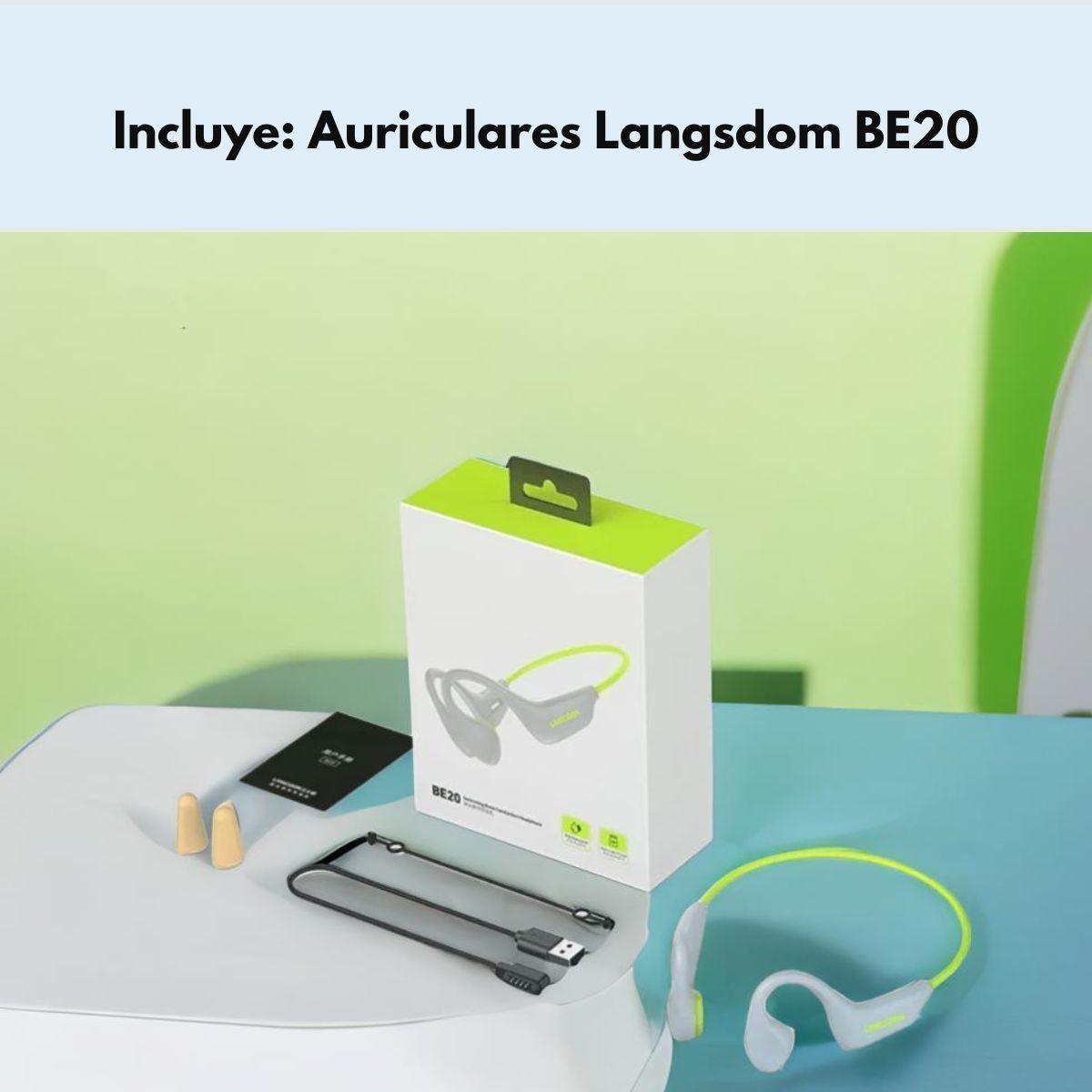 Audifonos Deportivos de Conducción Ósea IPX8 Langsdom BE20-7