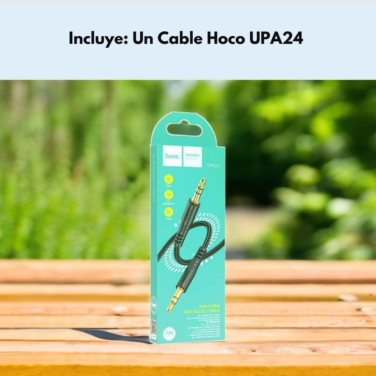 Cable Auxiliar Hoco Upa24 Smooth Jack 3.5mm 1m Negro-7