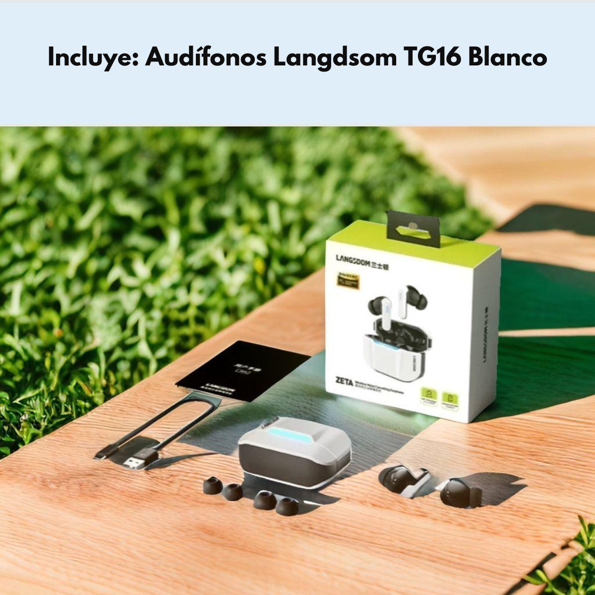 Audífonos Gamer Bluetooth TWS Luces LED Baja Latencia TG16-7