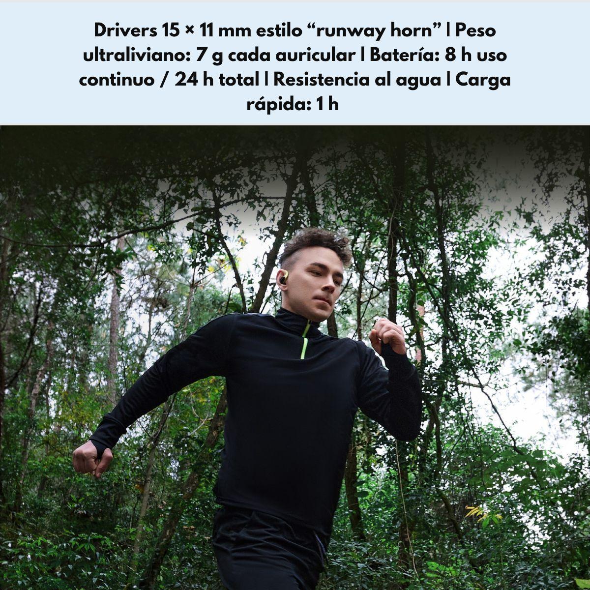 Audífonos Deportivos Bluetooth 24h Ligeros Langsdom AirFit-5