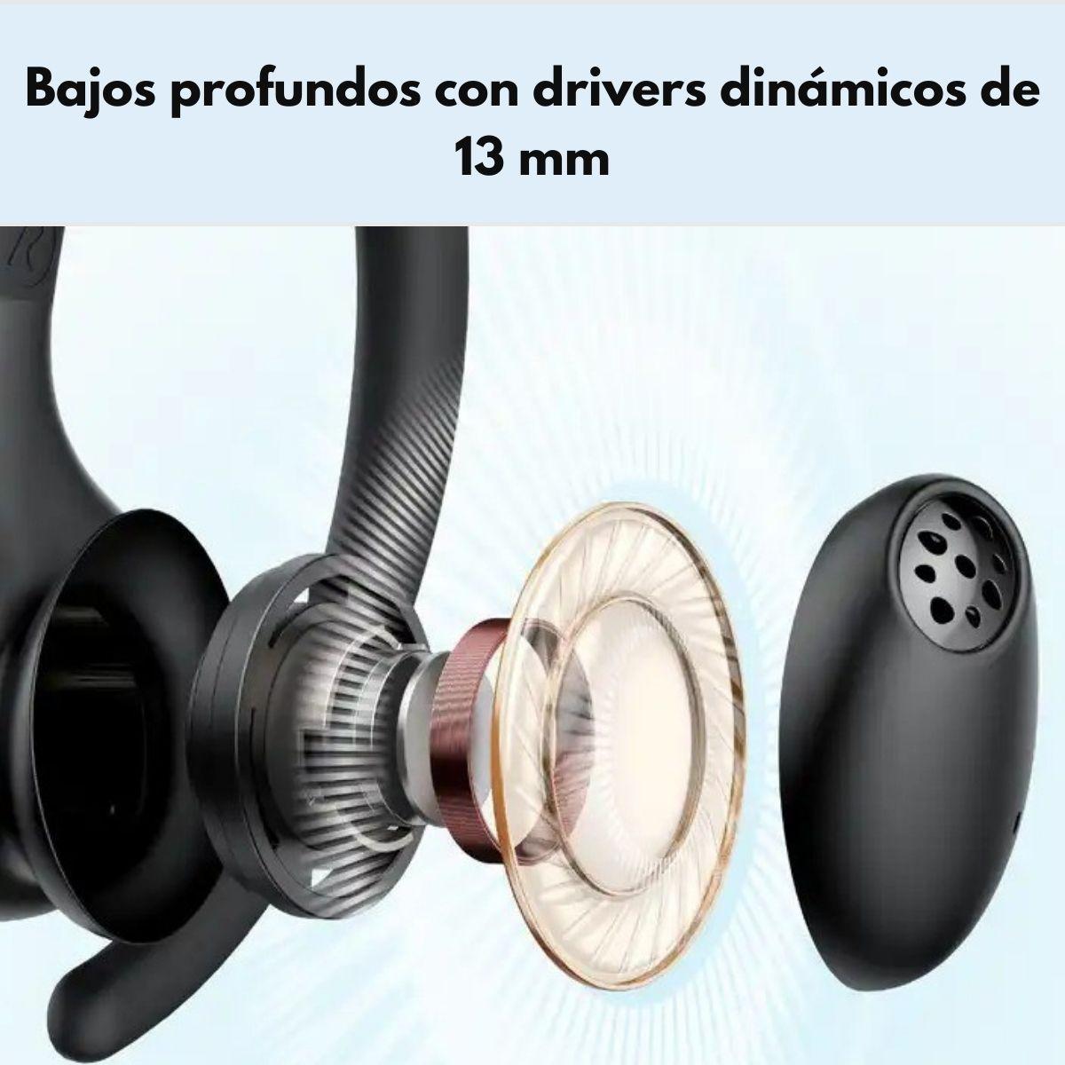Audífonos Bluetooth Deportivos SoundPEATS Wings2 con Ganchos-2