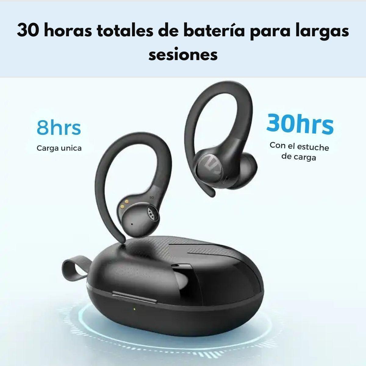 Audífonos Bluetooth Deportivos SoundPEATS Wings2 con Ganchos-4