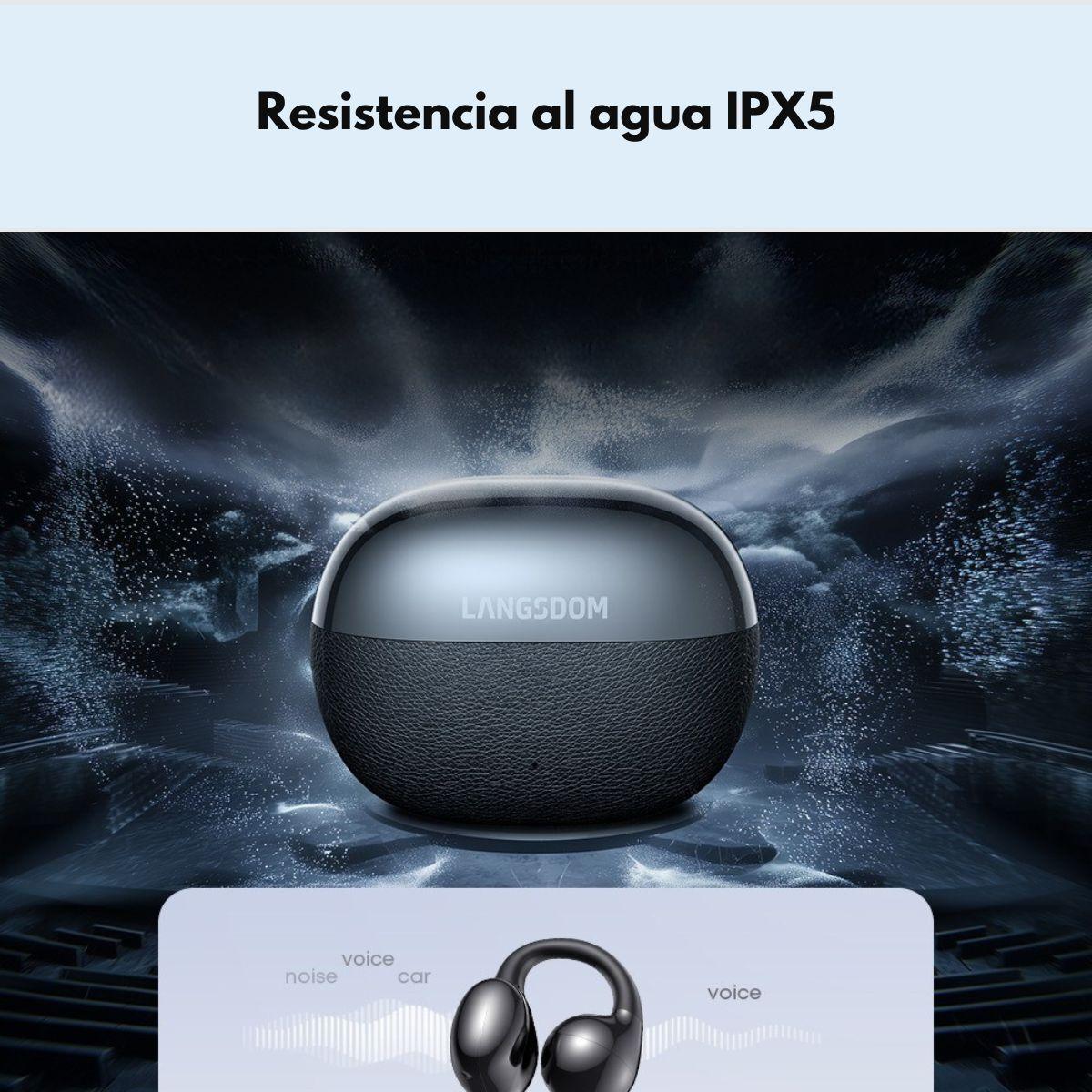 Audifonos Deportivos Inalambricos IPX5 32h Langsdom TS30-4