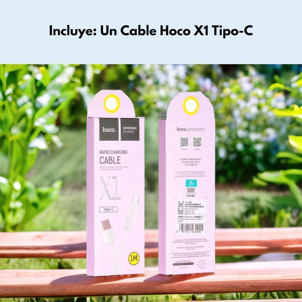 Cable Hoco Tipo C X1 1m Carga Rápida Blanco-7