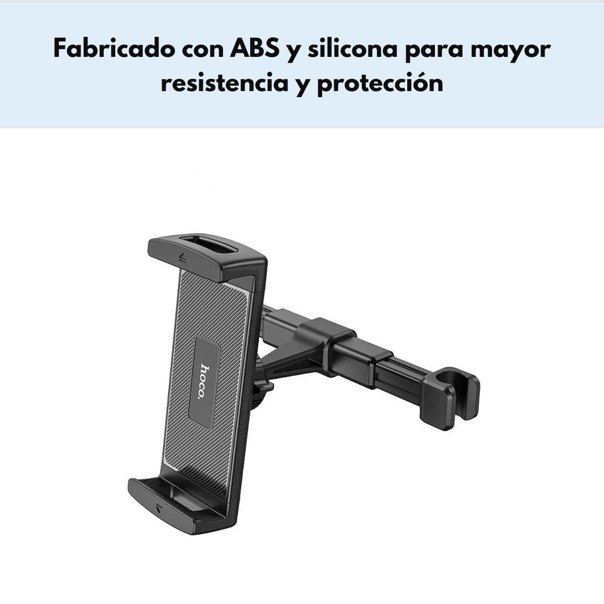 Soporte Auto Hoco CA121 Tablet y Teléfono hasta 12.9" Negro-2