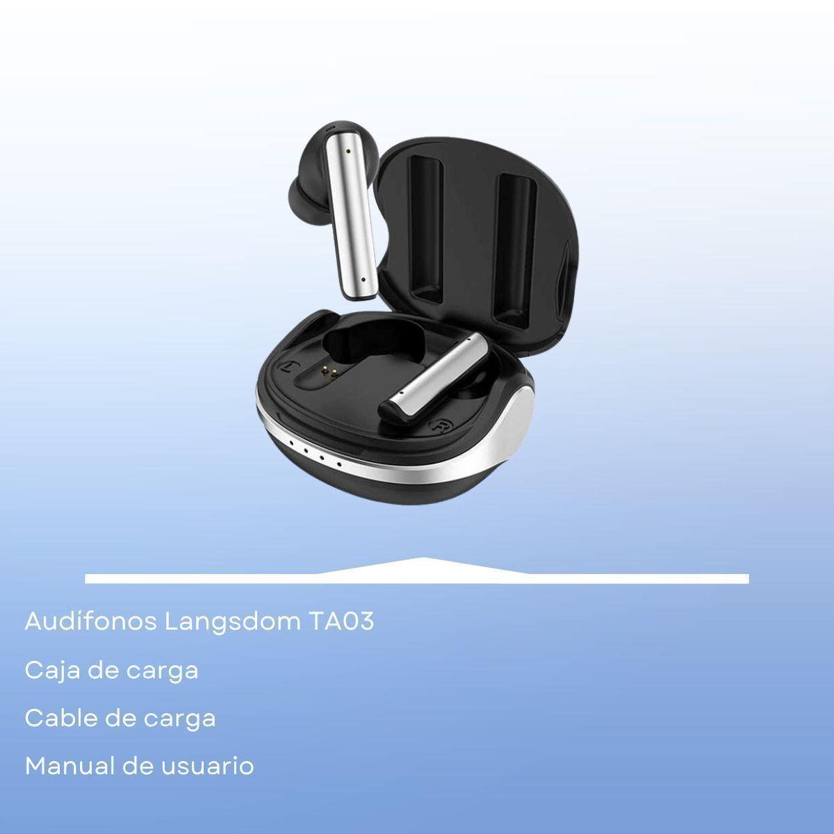 Audífonos Gaming Inalámbricos ANC y ENC IPX5 - Langsdom TA03-6