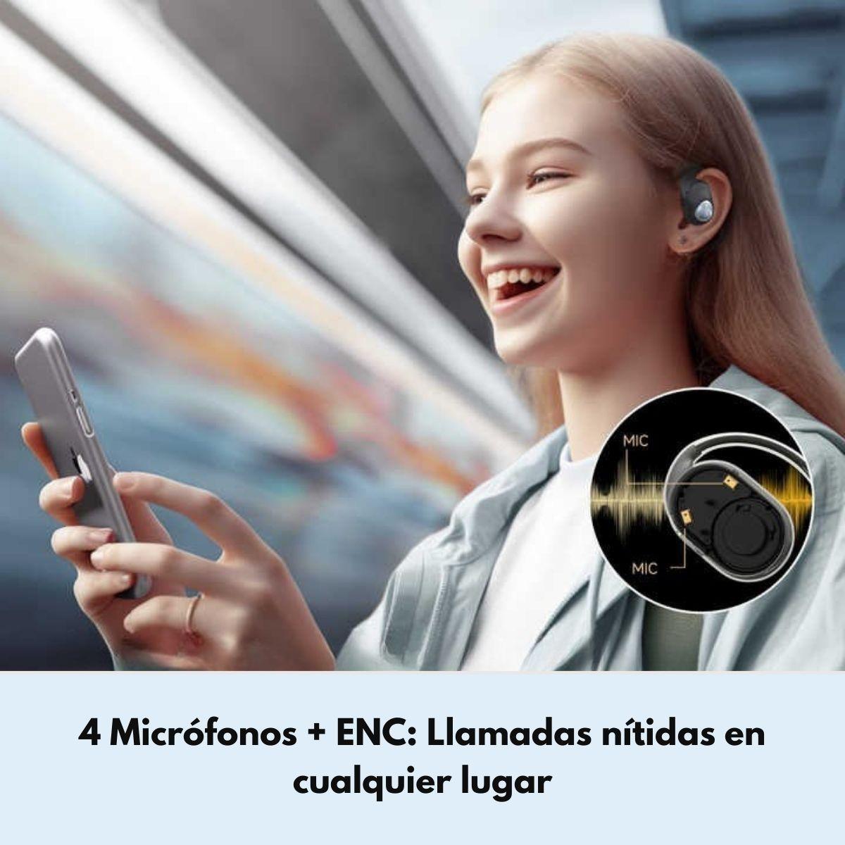 Audifonos Inalambricos ENC IPX5 SoundPeats GoFree2+-2