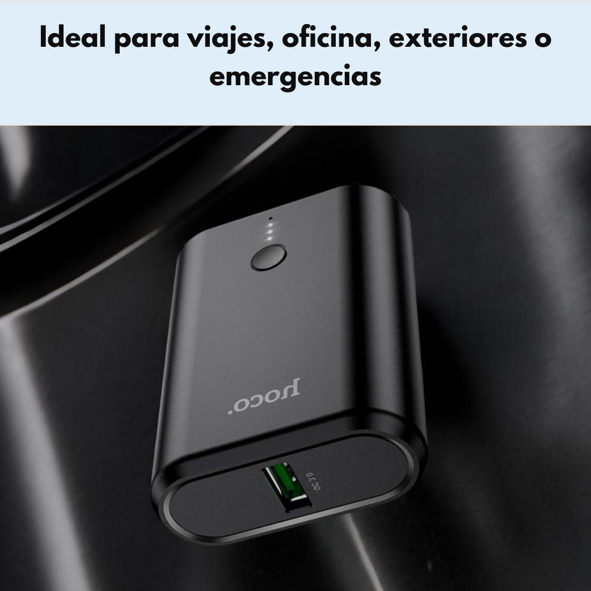 Bateria Externa Power Bank Hoco Q3 10000mAh Carga Rápida-5