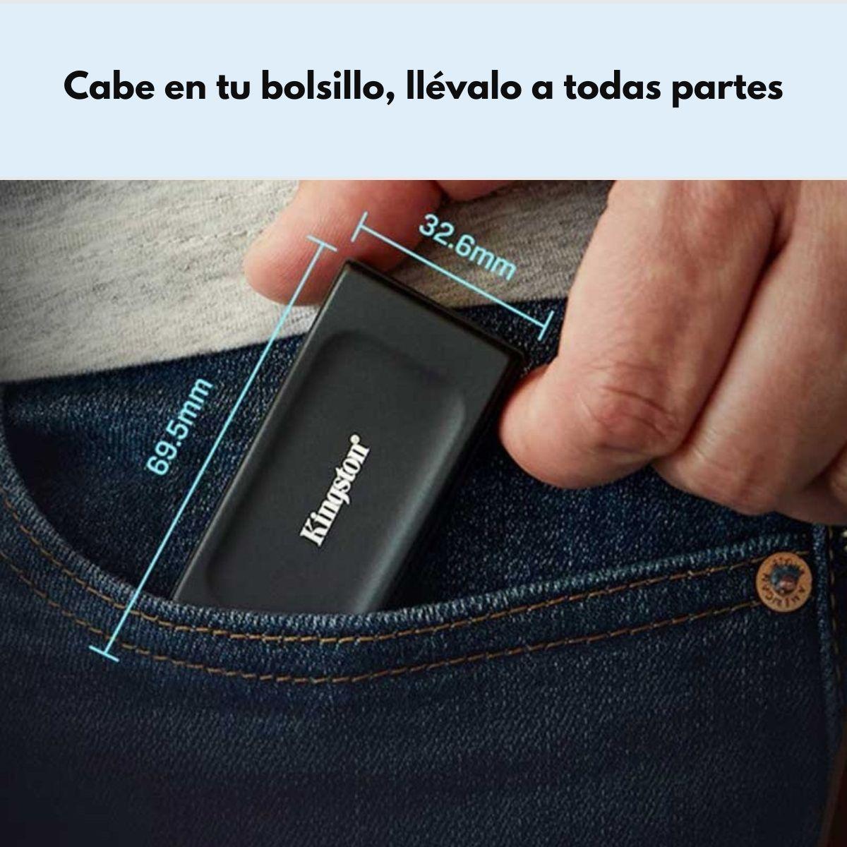 Unidad Estado Solido Kingston Ssd Xs1000 Externo 2tb Usb 3.2-2
