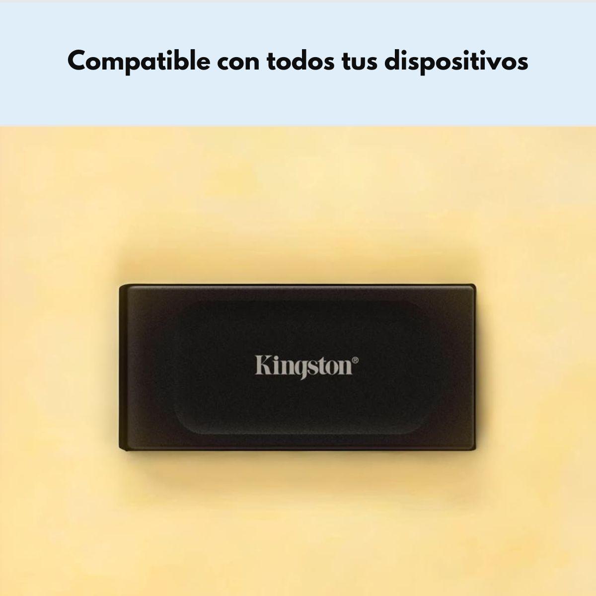 Unidad Estado Solido Kingston Ssd Xs1000 Externo 2tb Usb 3.2-3