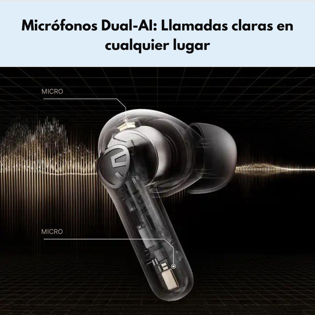 Audífonos Bluetooth ANC y Modo Juego IPX4 SoundPEATS T3 Pro-2