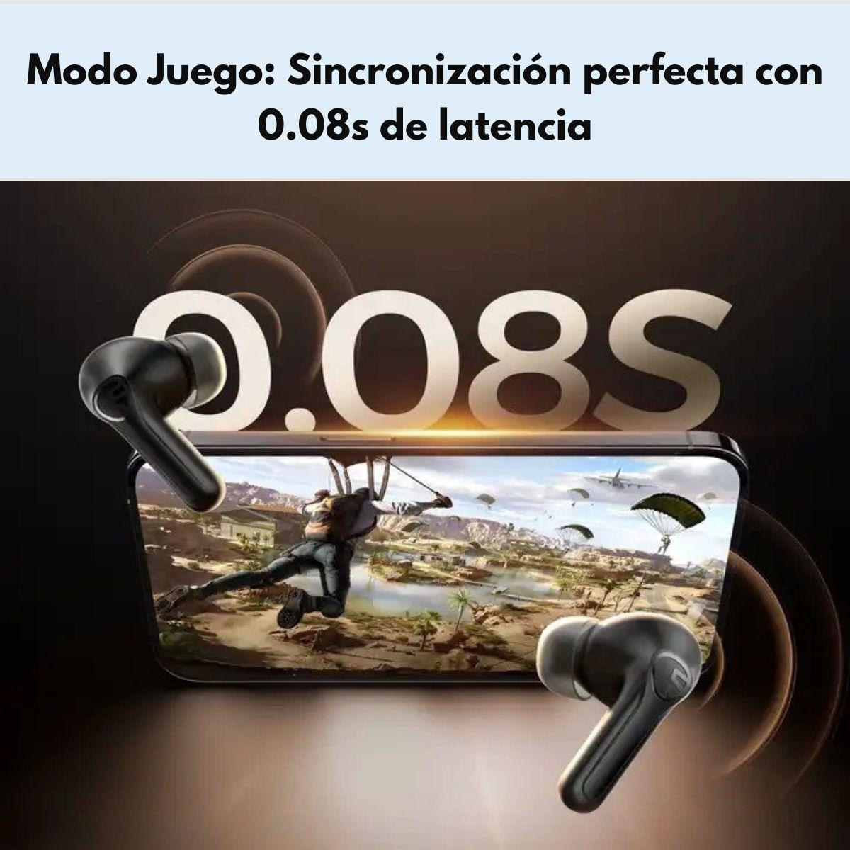 Audífonos Bluetooth ANC y Modo Juego IPX4 SoundPEATS T3 Pro-4