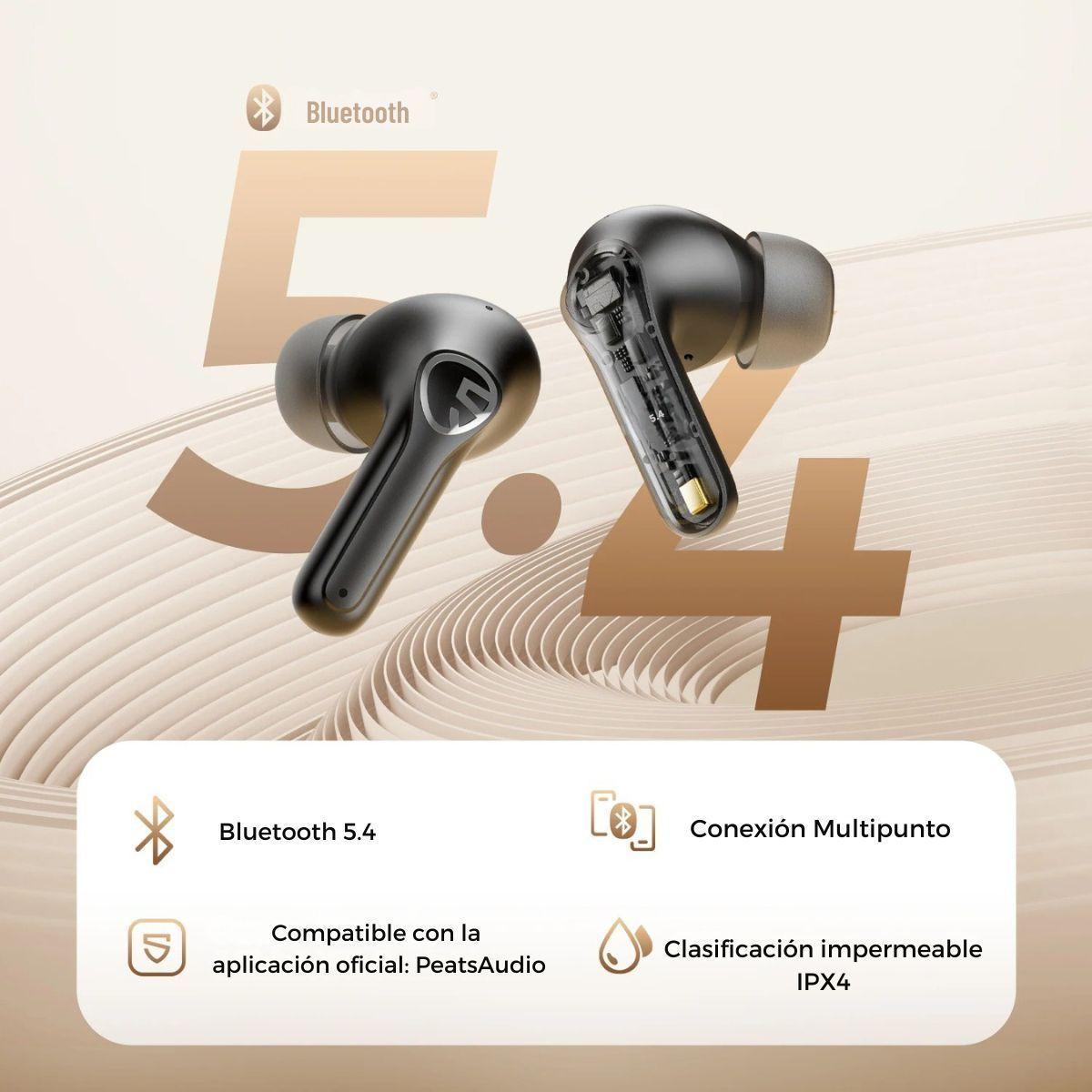 Audífonos Bluetooth ANC y Modo Juego IPX4 SoundPEATS T3 Pro-7