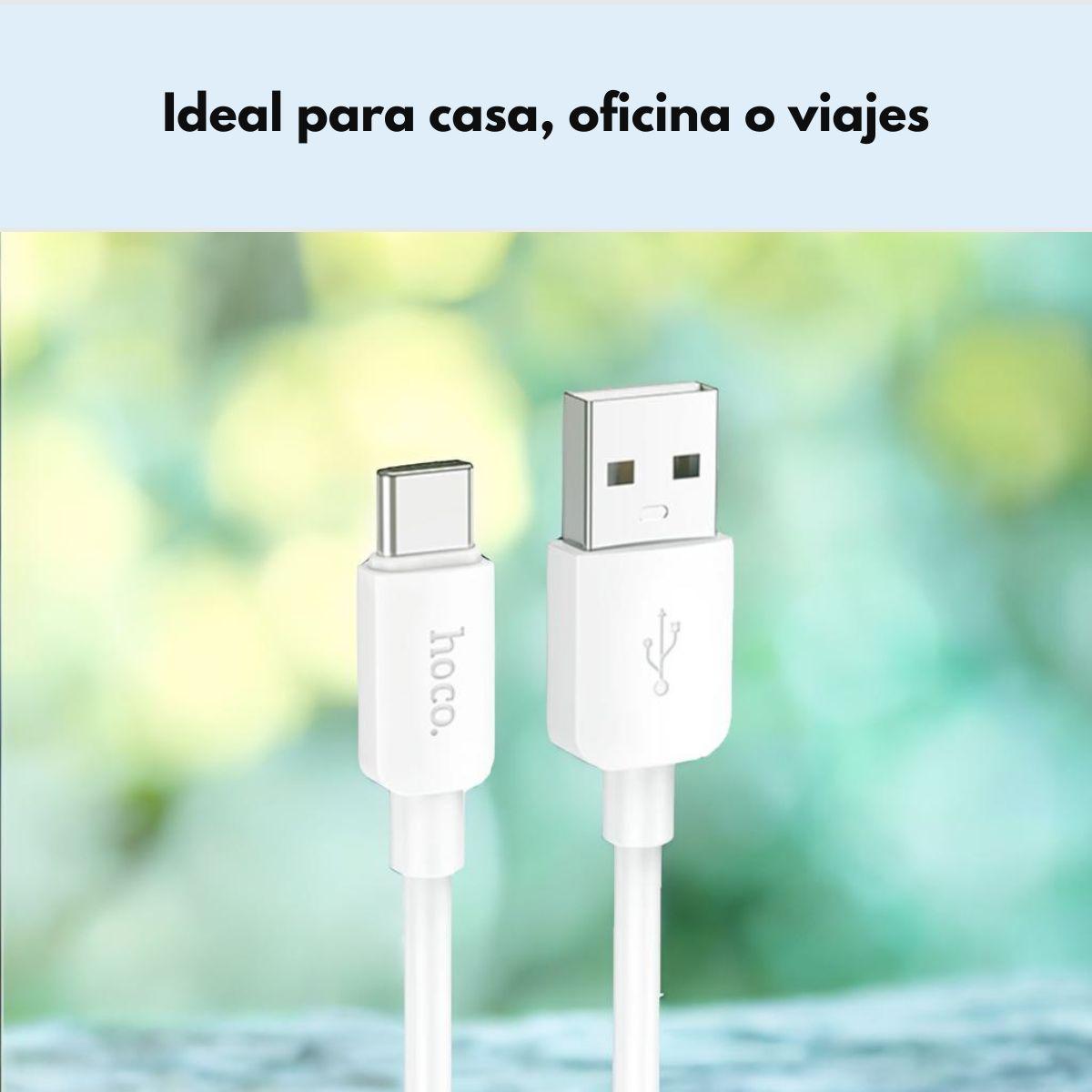 Cable usb Hoco con entrada USB salida Tipo C-5