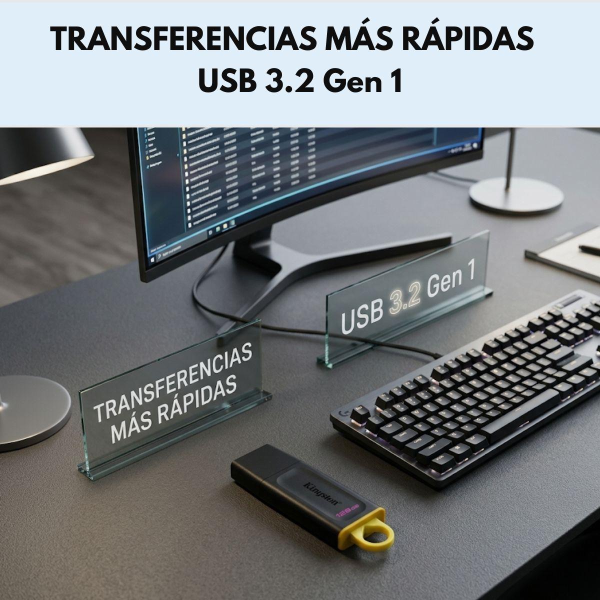 Pendrive Kingston Datatraveler Exodia Dtx 128 128gb 3 2 Gen-2