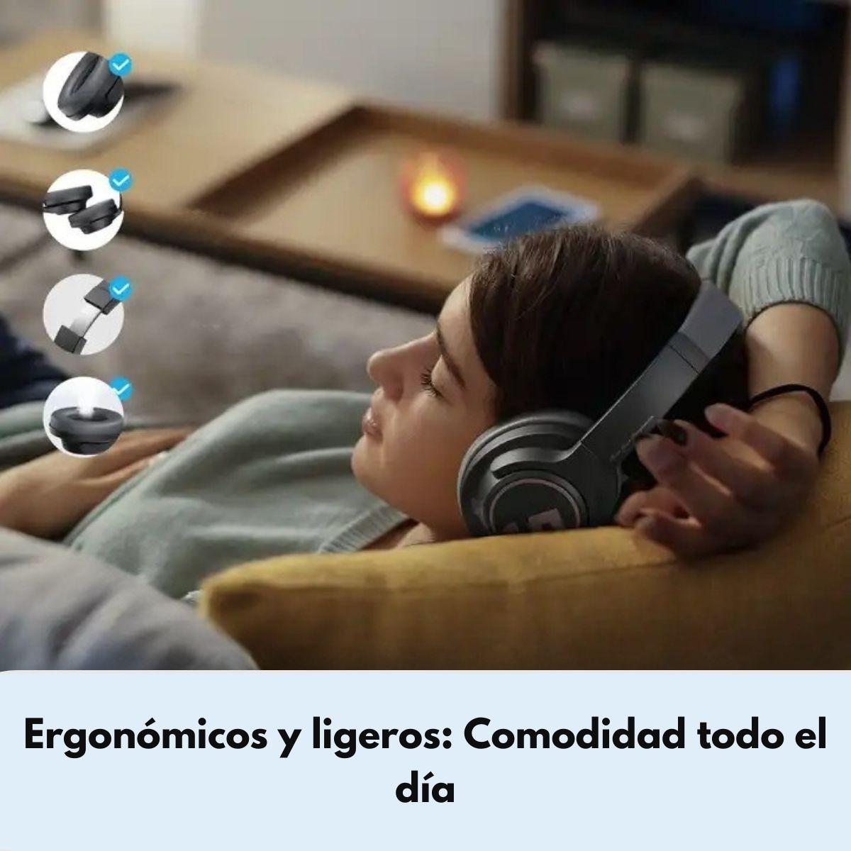 Audífonos Bluetooth 123Hrs ANC Hi-Res IPX-4 SOUNDPEATS Space-3