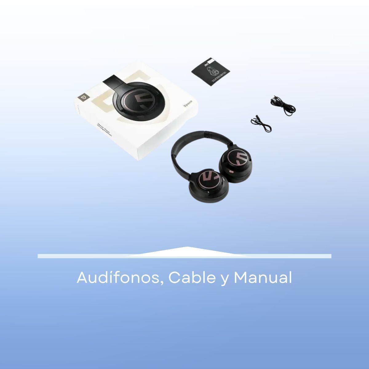 Audífonos Bluetooth 123Hrs ANC Hi-Res IPX-4 SOUNDPEATS Space-7