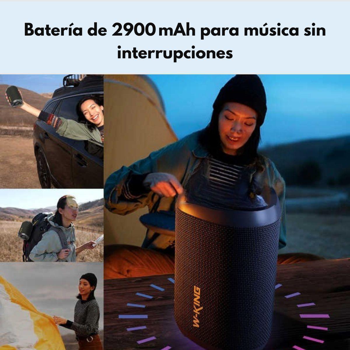 Parlante Bluetooth Outdoor IPX7 MiniBoombox 15W W‑KING D110-3