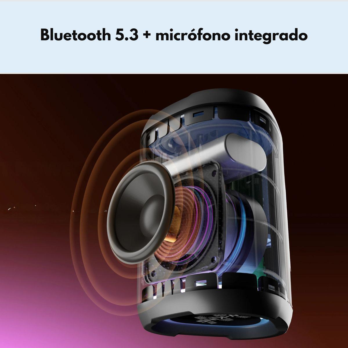 Parlante Bluetooth Outdoor IPX7 MiniBoombox 15W W‑KING D110-4
