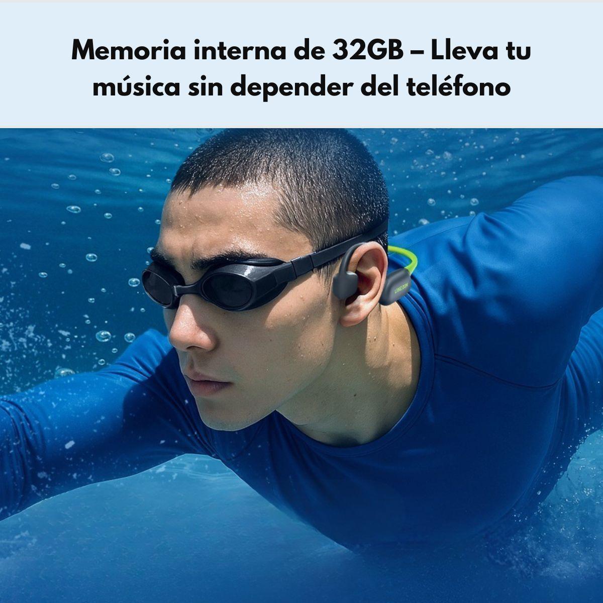 Audífonos Deportivos Impermeables IP68 Langsdom AirSwim Neo-3