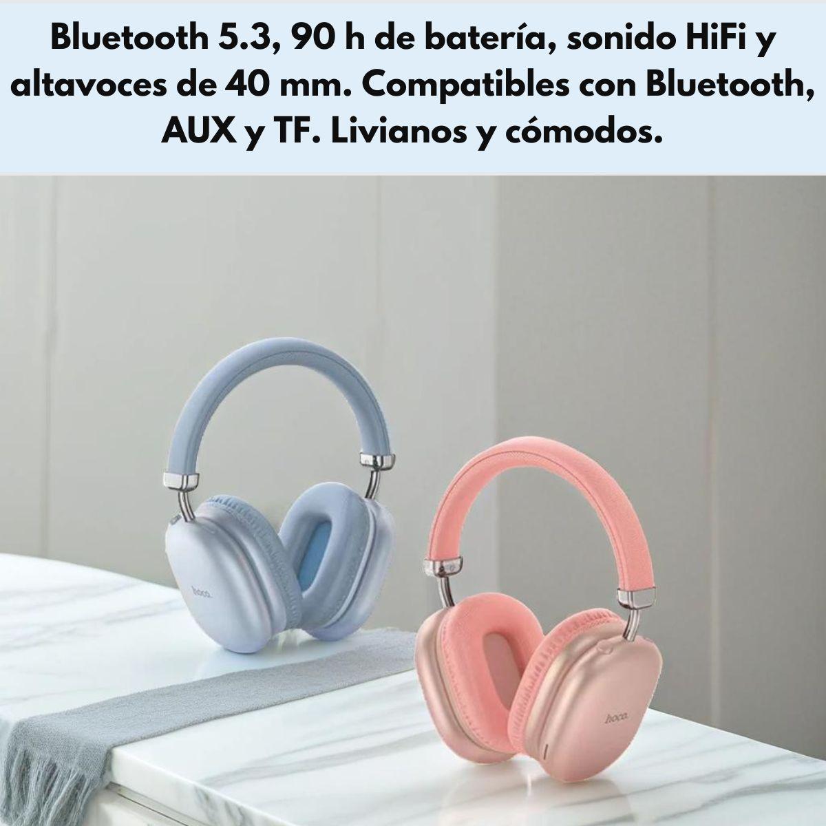 Audífonos Bluetooth 90 Horas Batería Hifi Hoco W35 Max Joy-2