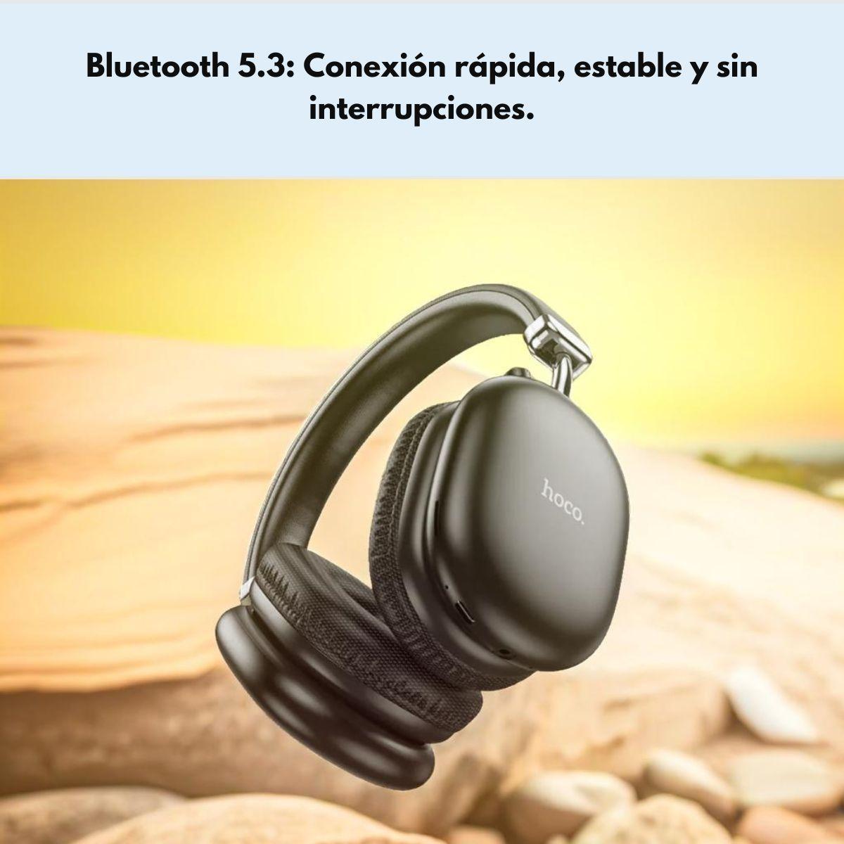 Audífonos Bluetooth 90 Horas Batería Hifi Hoco W35 Max Joy-3