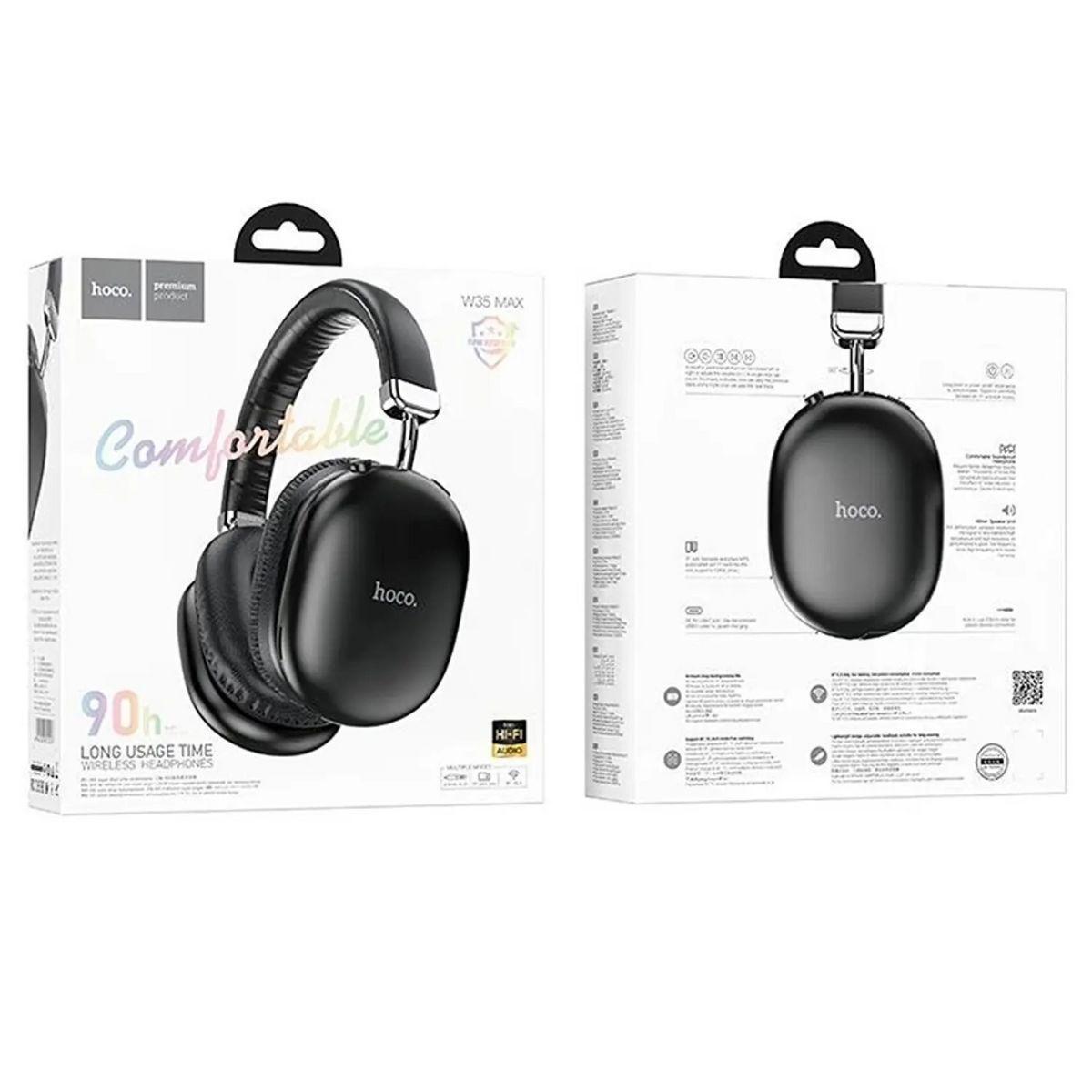 Audífonos Bluetooth 90 Horas Batería Hifi Hoco W35 Max Joy-4