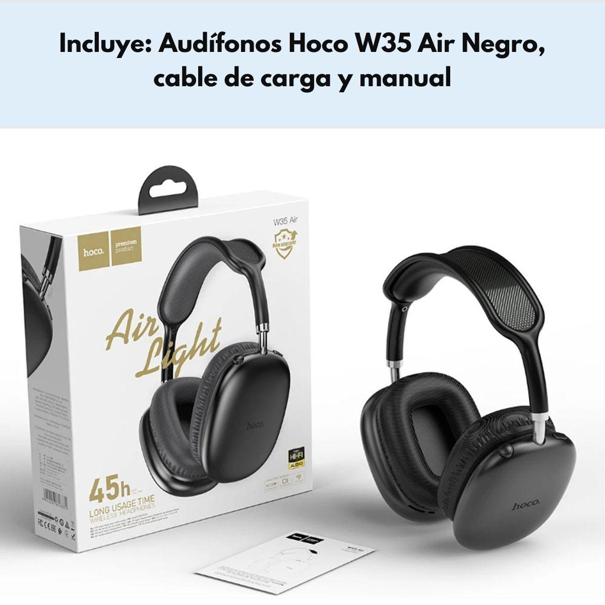 Audífonos Bluetooth 90 Horas Batería Hifi Hoco W35 Max Joy-6