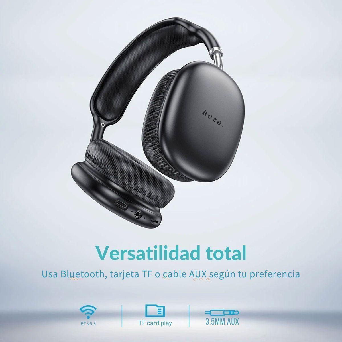 Audífonos Bluetooth 90 Horas Batería Hifi Hoco W35 Max Joy-2